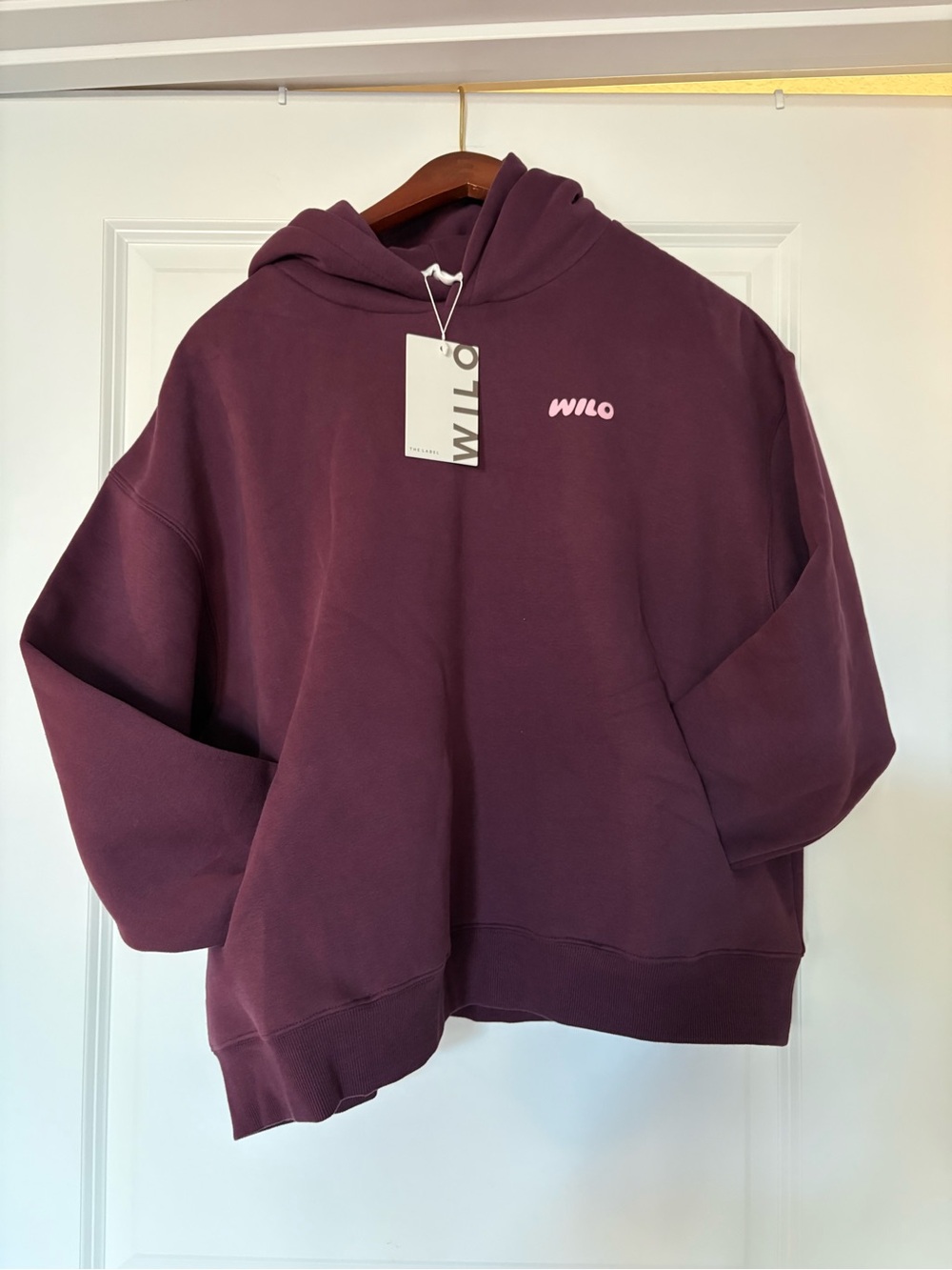 WILO The Label Purple Hoodie Sweatpants 2 Piece Set NWT